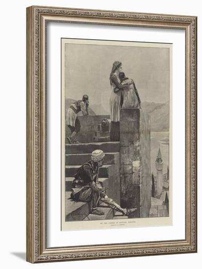 On the Castle at Scutari, Albania-Richard Caton Woodville II-Framed Giclee Print