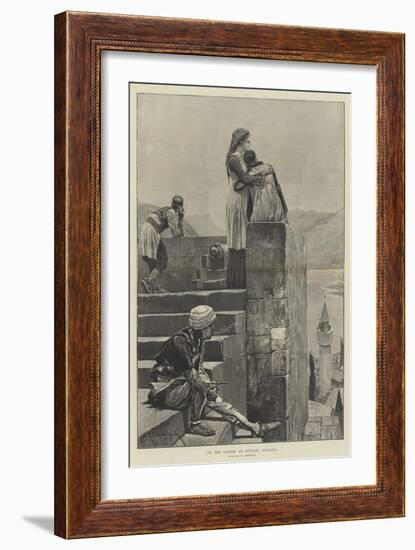 On the Castle at Scutari, Albania-Richard Caton Woodville II-Framed Giclee Print
