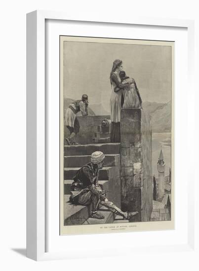 On the Castle at Scutari, Albania-Richard Caton Woodville II-Framed Giclee Print