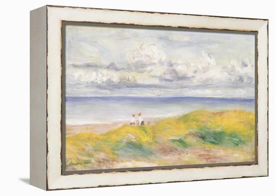 On the Cliffs, 1880-Pierre-Auguste Renoir-Framed Premier Image Canvas