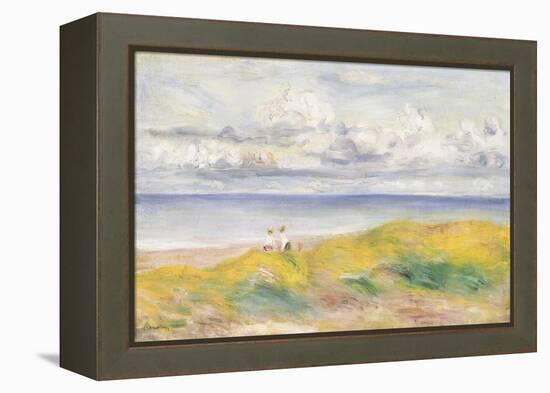 On the Cliffs, 1880-Pierre-Auguste Renoir-Framed Premier Image Canvas