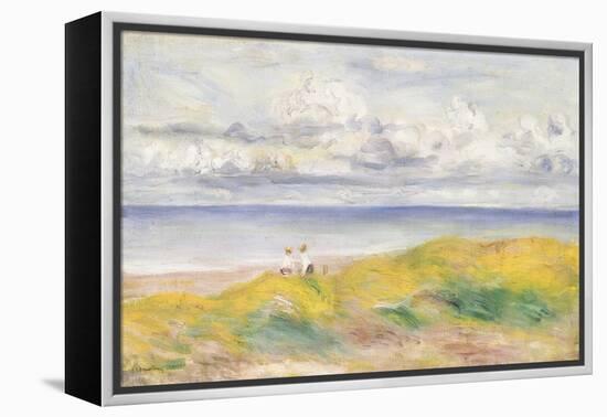 On the Cliffs, 1880-Pierre-Auguste Renoir-Framed Premier Image Canvas