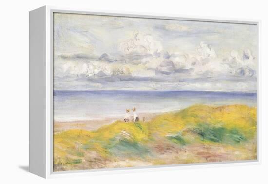 On the Cliffs, 1880-Pierre-Auguste Renoir-Framed Premier Image Canvas