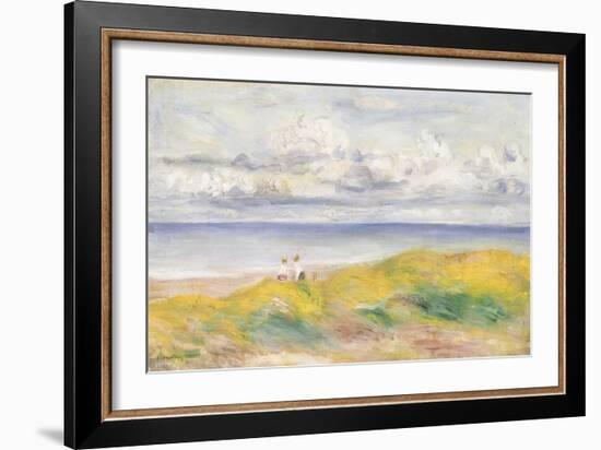 On the Cliffs, 1880-Pierre-Auguste Renoir-Framed Giclee Print