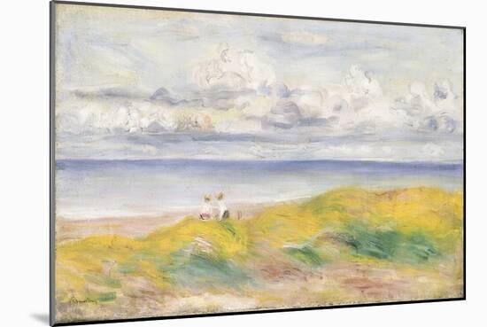 On the Cliffs, 1880-Pierre-Auguste Renoir-Mounted Giclee Print