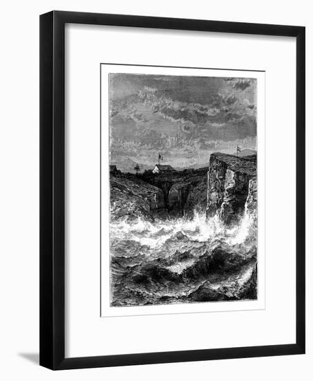 On the Coast, Angola, 19th Century-T Weber-Framed Giclee Print