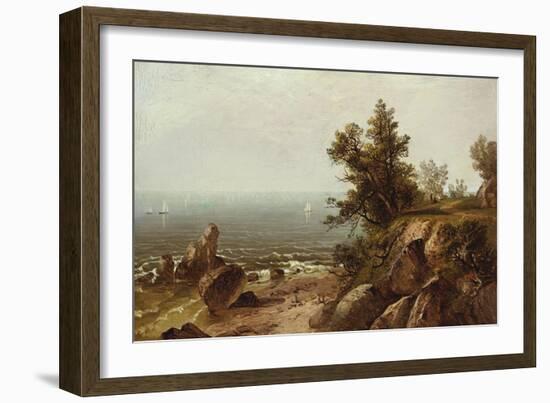 On the Coast, Beverly, Massachusetts-John Frederick Kensett-Framed Giclee Print