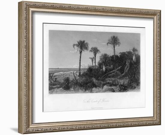 On the Coast of Florida-R Hinshelwood-Framed Giclee Print