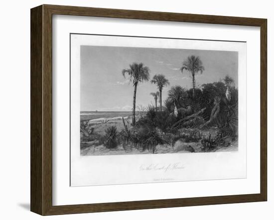 On the Coast of Florida-R Hinshelwood-Framed Giclee Print