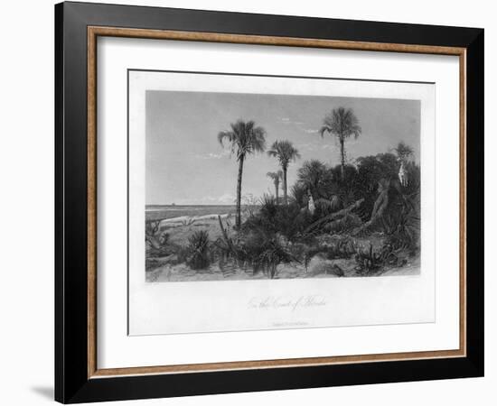 On the Coast of Florida-R Hinshelwood-Framed Giclee Print