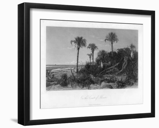 On the Coast of Florida-R Hinshelwood-Framed Giclee Print