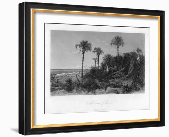 On the Coast of Florida-R Hinshelwood-Framed Giclee Print