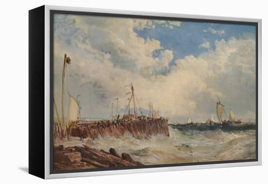 'On the Coast of Holland', 1876, (1938)-James Webb-Framed Premier Image Canvas