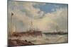 'On the Coast of Holland', 1876, (1938)-James Webb-Mounted Giclee Print