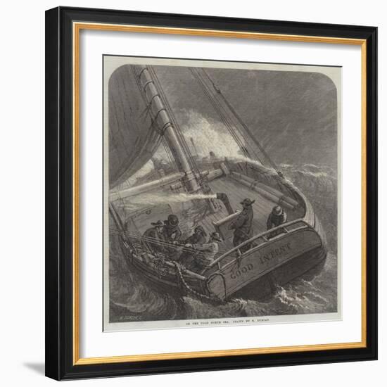 On the Cold North Sea-Edward Duncan-Framed Giclee Print