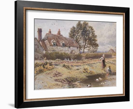 On the Common, Hambledon, Surrey, C.1865-Myles Birket Foster-Framed Giclee Print