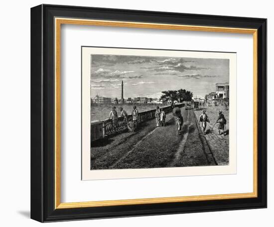 On the Course (Maidan)-null-Framed Giclee Print