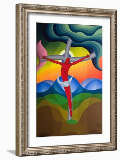 On the Cross, 1992-Emil Parrag-Framed Giclee Print