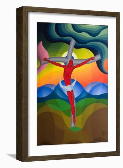 On the Cross, 1992-Emil Parrag-Framed Giclee Print