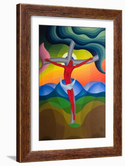 On the Cross, 1992-Emil Parrag-Framed Giclee Print