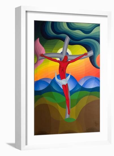 On the Cross, 1992-Emil Parrag-Framed Giclee Print