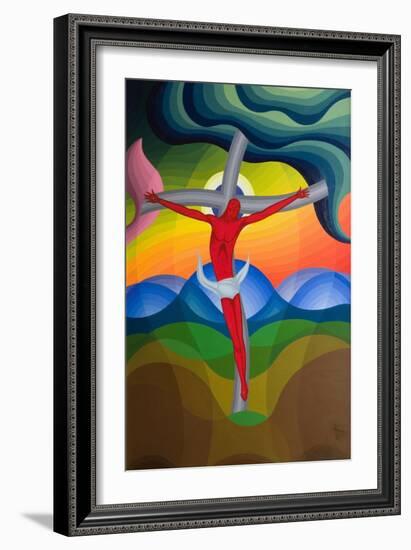 On the Cross, 1992-Emil Parrag-Framed Giclee Print