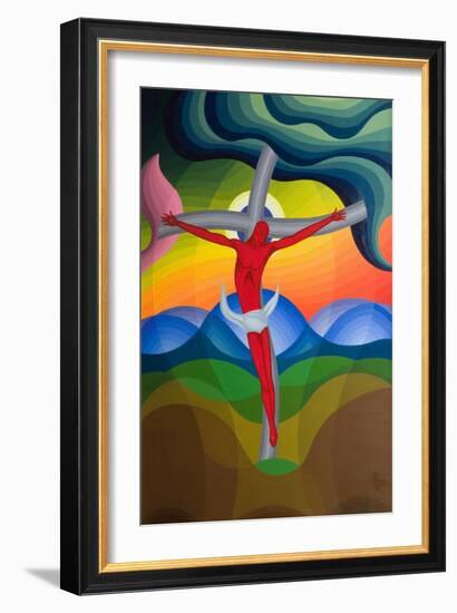 On the Cross, 1992-Emil Parrag-Framed Giclee Print