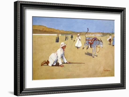 On the Dam Road, Assouan', 1908-Lance Thackeray-Framed Giclee Print