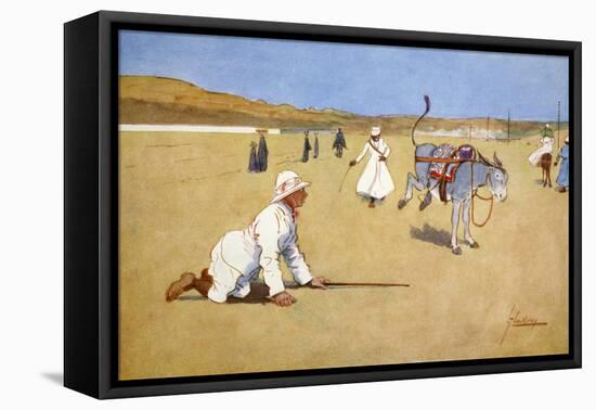 On the Dam Road, Assouan', 1908-Lance Thackeray-Framed Premier Image Canvas