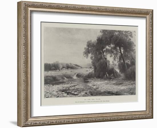 On the Dee, Wales-John Clayton Adams-Framed Giclee Print