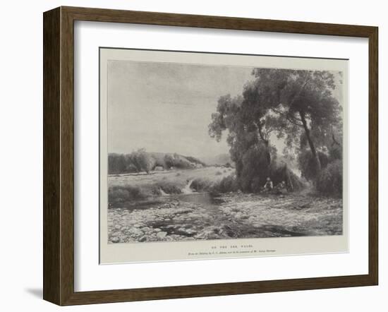 On the Dee, Wales-John Clayton Adams-Framed Giclee Print