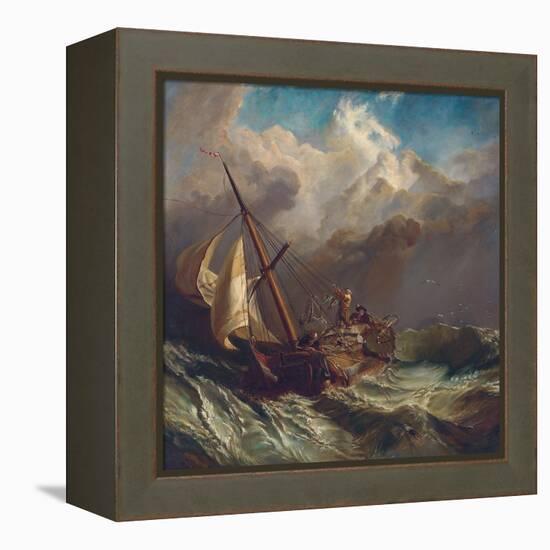 On the Dogger Bank-William Clarkson Stanfield-Framed Premier Image Canvas