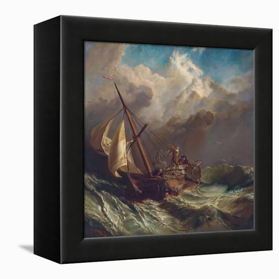 On the Dogger Bank-William Clarkson Stanfield-Framed Premier Image Canvas