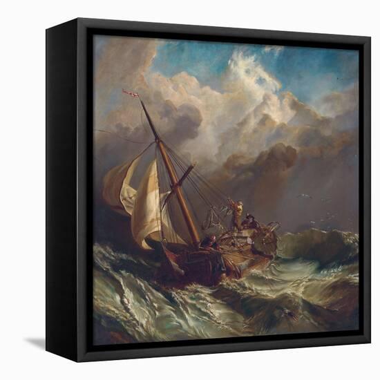 On the Dogger Bank-William Clarkson Stanfield-Framed Premier Image Canvas