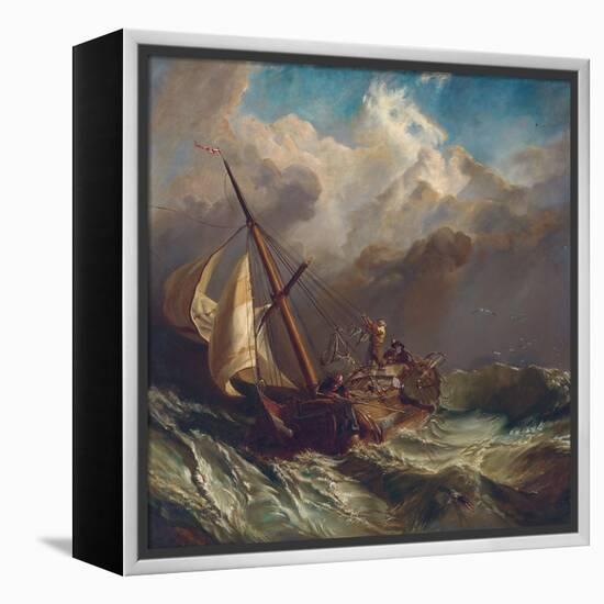 On the Dogger Bank-William Clarkson Stanfield-Framed Premier Image Canvas