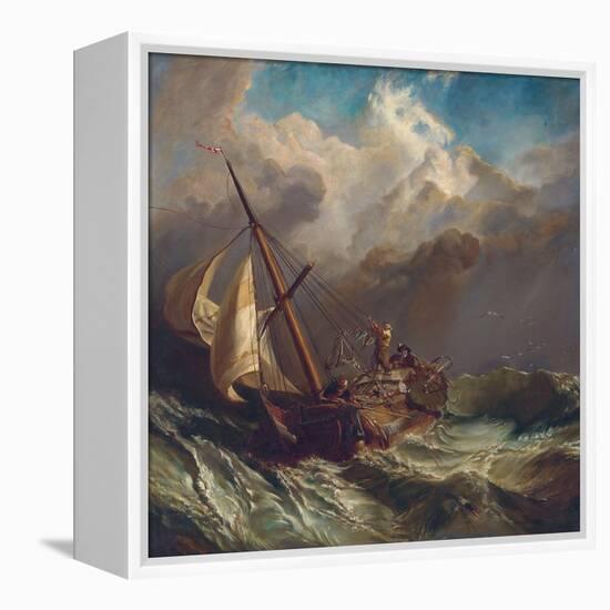 On the Dogger Bank-William Clarkson Stanfield-Framed Premier Image Canvas