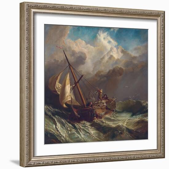 On the Dogger Bank-William Clarkson Stanfield-Framed Giclee Print