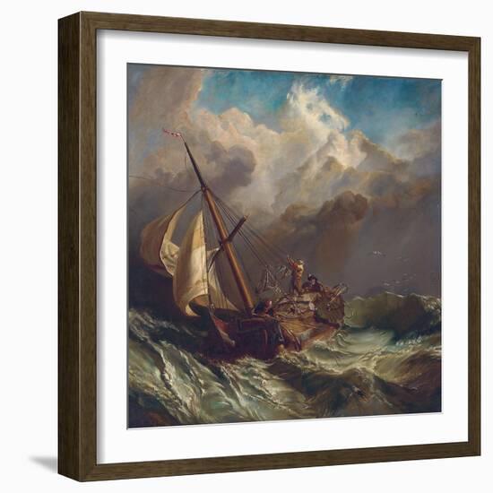 On the Dogger Bank-William Clarkson Stanfield-Framed Giclee Print