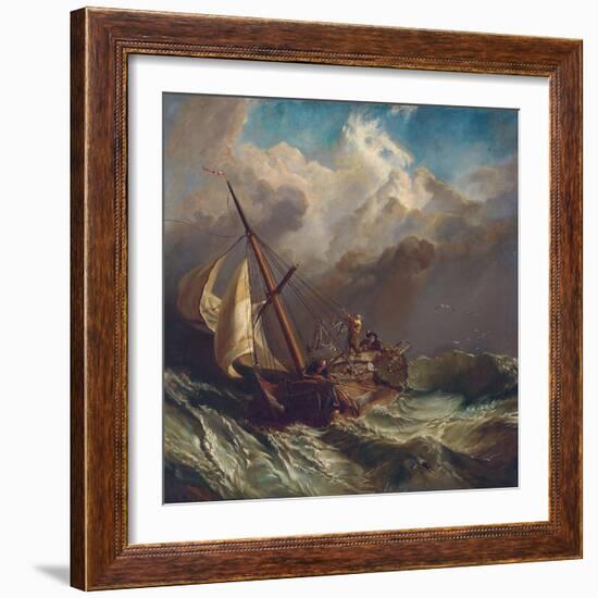 On the Dogger Bank-William Clarkson Stanfield-Framed Giclee Print