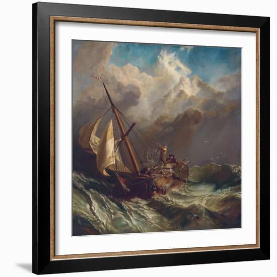 On the Dogger Bank-William Clarkson Stanfield-Framed Giclee Print