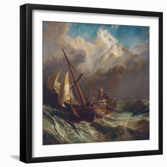 On the Dogger Bank-William Clarkson Stanfield-Framed Giclee Print