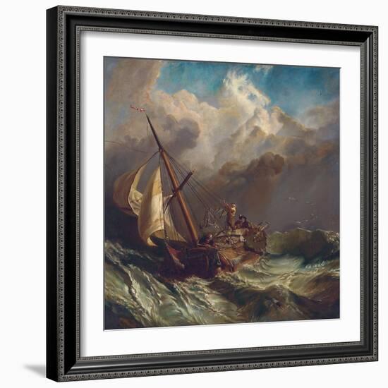 On the Dogger Bank-William Clarkson Stanfield-Framed Giclee Print