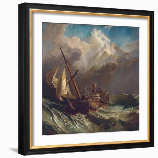 On the Dogger Bank-William Clarkson Stanfield-Framed Giclee Print