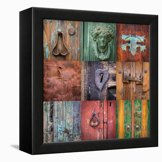 On the Door I-Kathy Mahan-Framed Premier Image Canvas