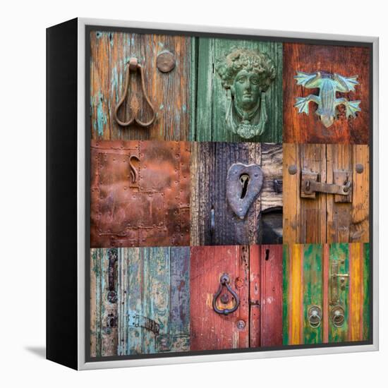 On the Door I-Kathy Mahan-Framed Premier Image Canvas