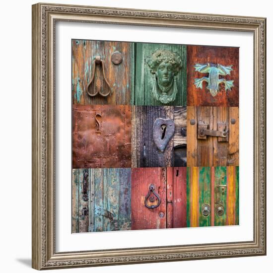 On the Door I-Kathy Mahan-Framed Photographic Print