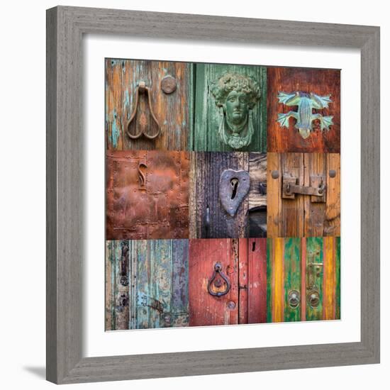 On the Door I-Kathy Mahan-Framed Photographic Print