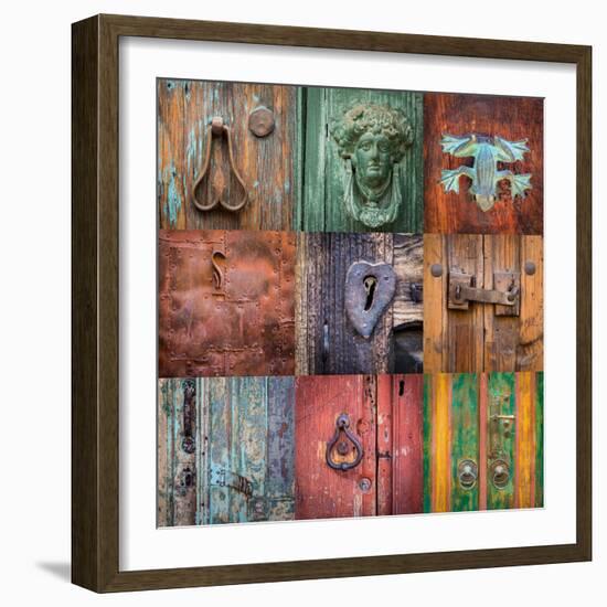 On the Door I-Kathy Mahan-Framed Photographic Print