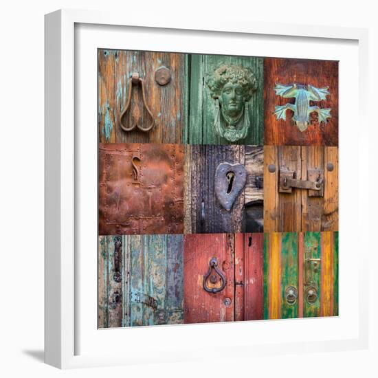 On the Door I-Kathy Mahan-Framed Photographic Print