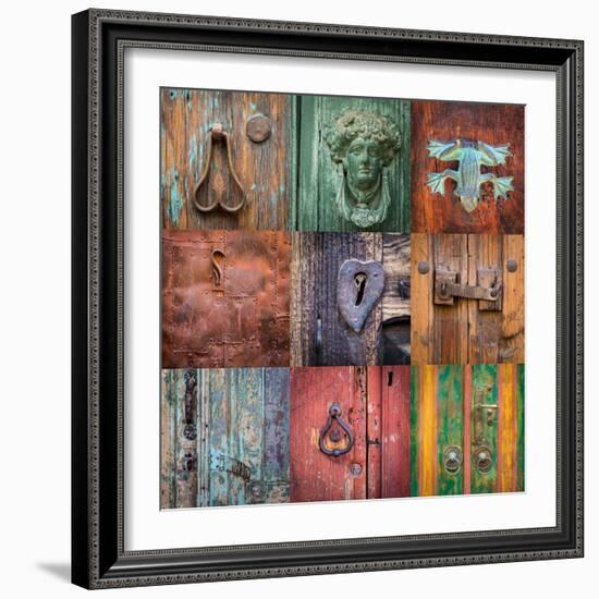 On the Door I-Kathy Mahan-Framed Photographic Print